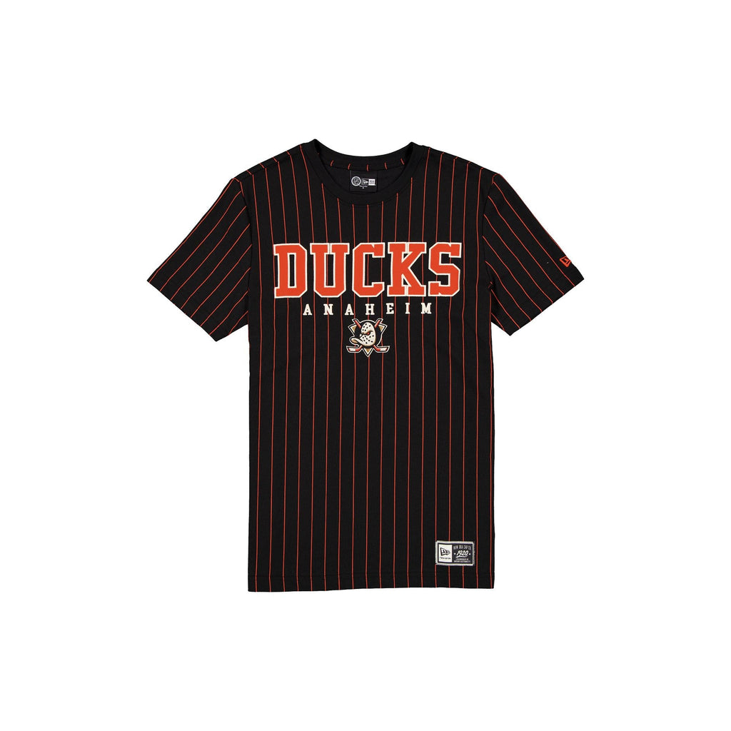 Anaheim Ducks Throwback Pinstripe Varsity T-Shirt