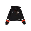 Anaheim Ducks Women's Throwback Cropped Tie Hoodie