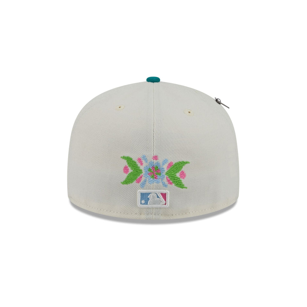 Athletics Day of the Dead Chrome White 59FIFTY Fitted Hat