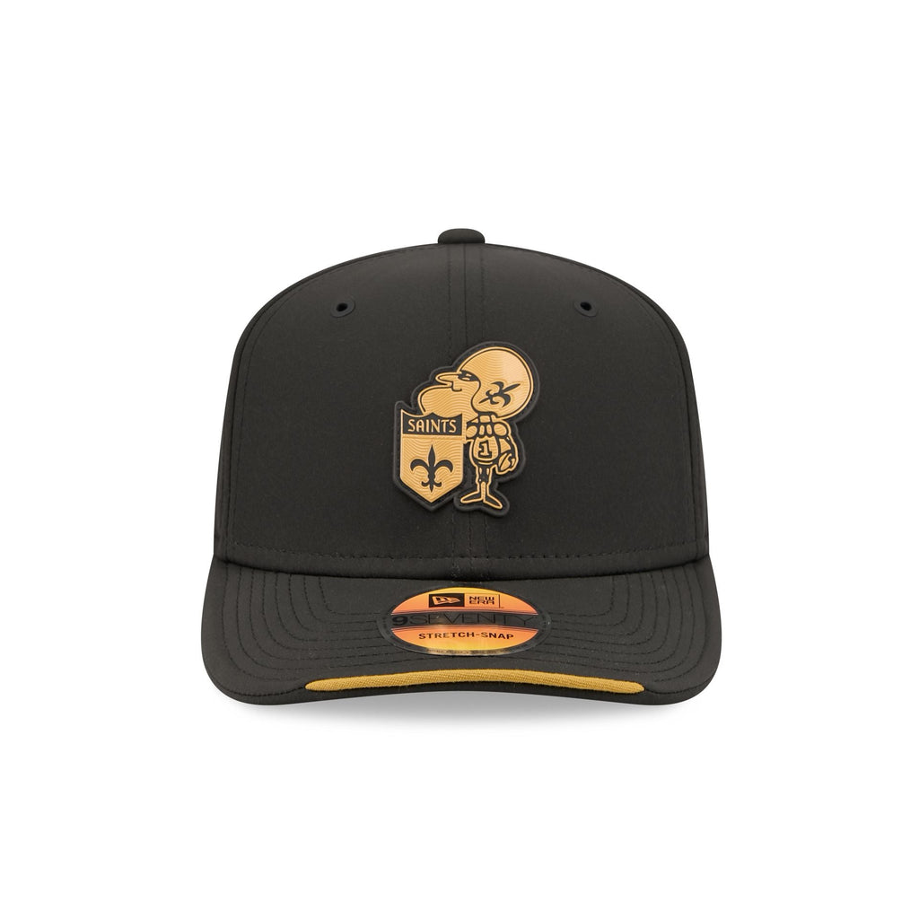 New Orleans Saints 2026 Sideline Historic 9SEVENTY Stretch-Snap Hat