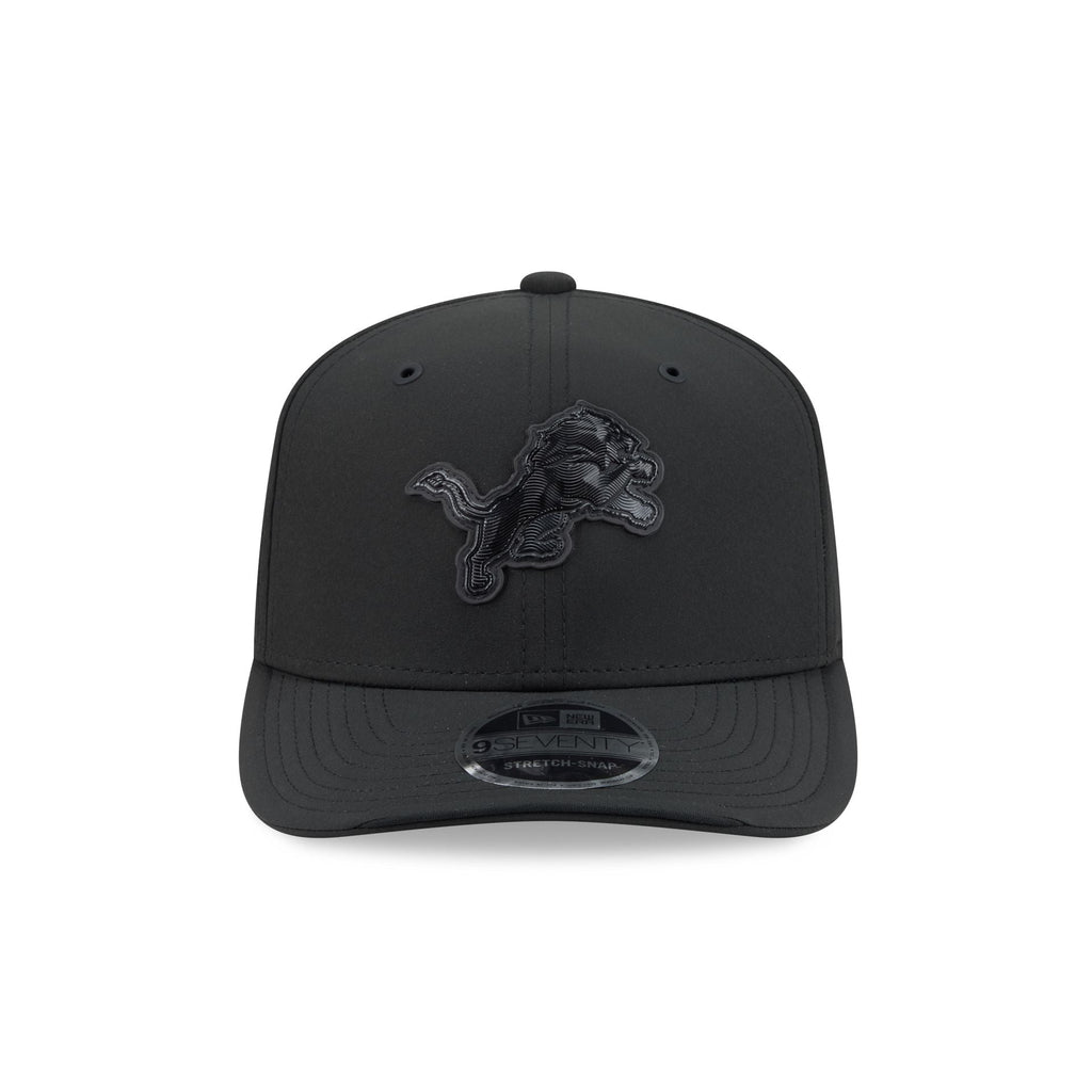 Detroit Lions 2026 Sideline Black 9SEVENTY Stretch-Snap Hat