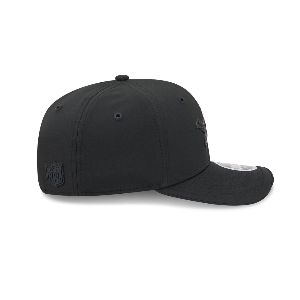 Detroit Lions 2026 Sideline Black 9SEVENTY Stretch-Snap Hat