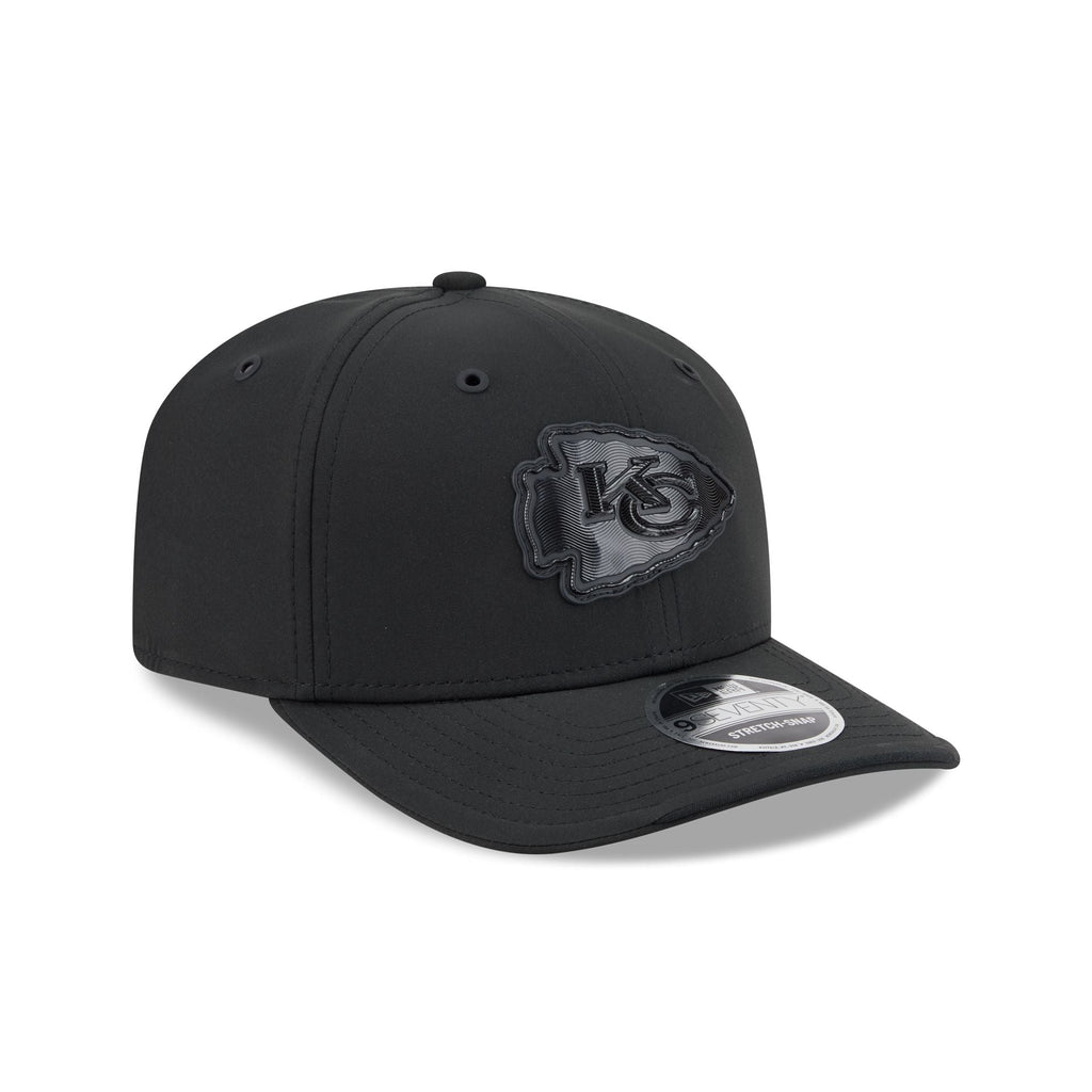 Kansas City Chiefs 2026 Sideline Black 9SEVENTY Stretch-Snap Hat