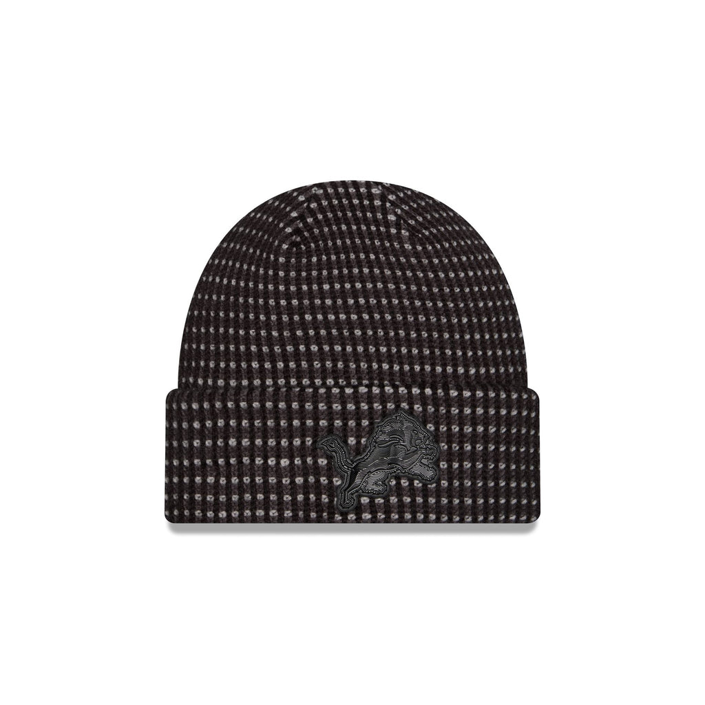Detroit Lions 2026 Sideline Cold Weather Black Cuff Knit Hat