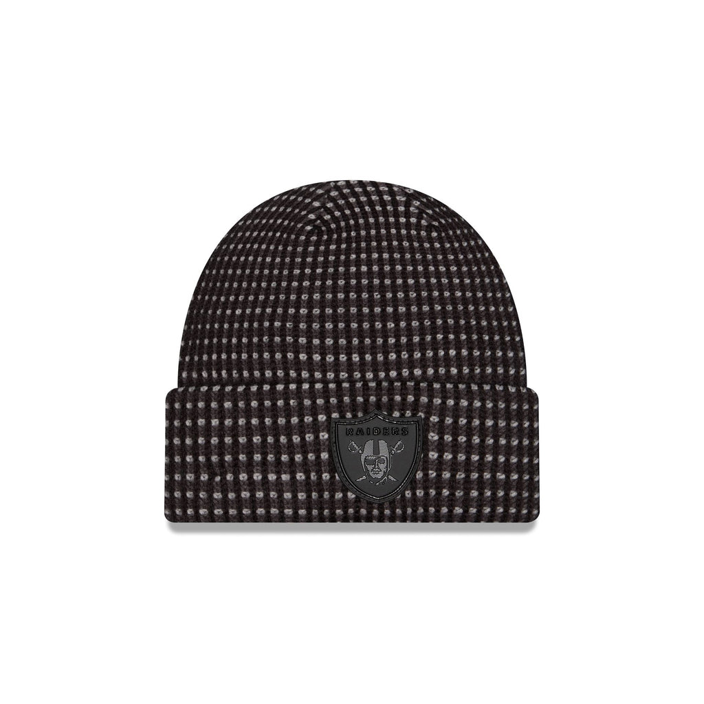 Las Vegas Raiders 2026 Sideline Cold Weather Black Cuff Knit Hat