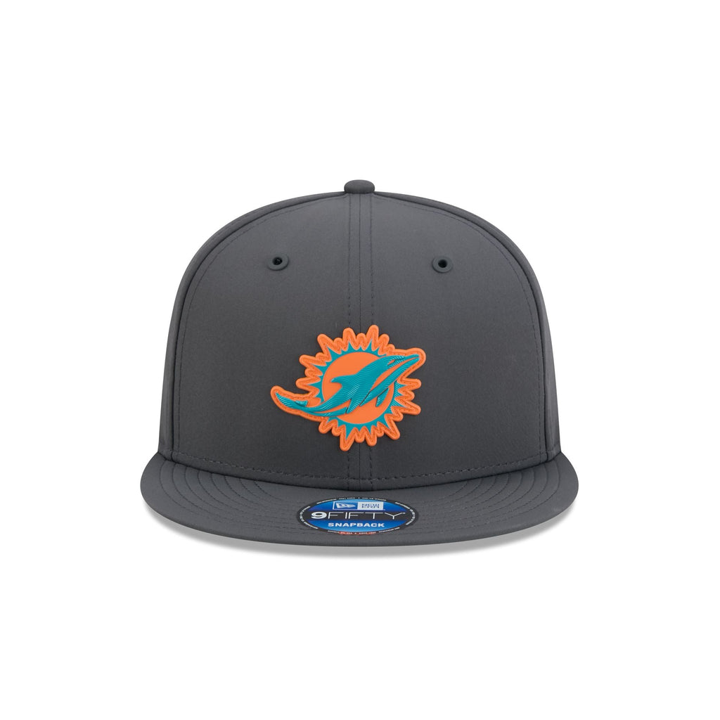 Miami Dolphins 2026 Sideline Cold Weather 9FIFTY Snapback Hat
