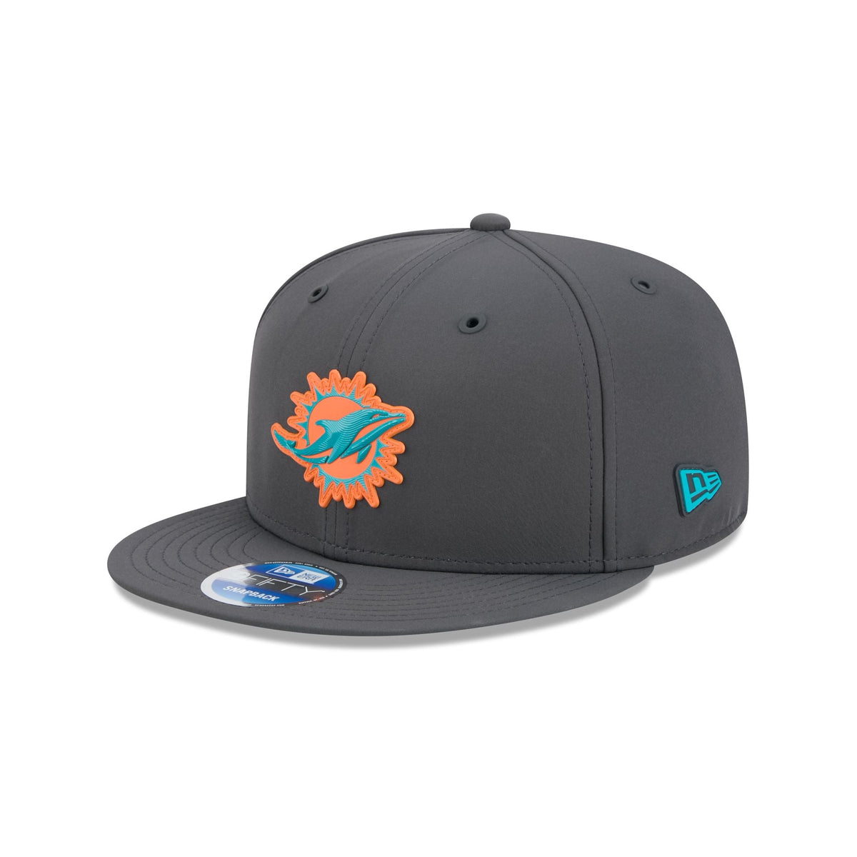 Miami Dolphins 2026 Sideline Cold Weather 9FIFTY Snapback Hat