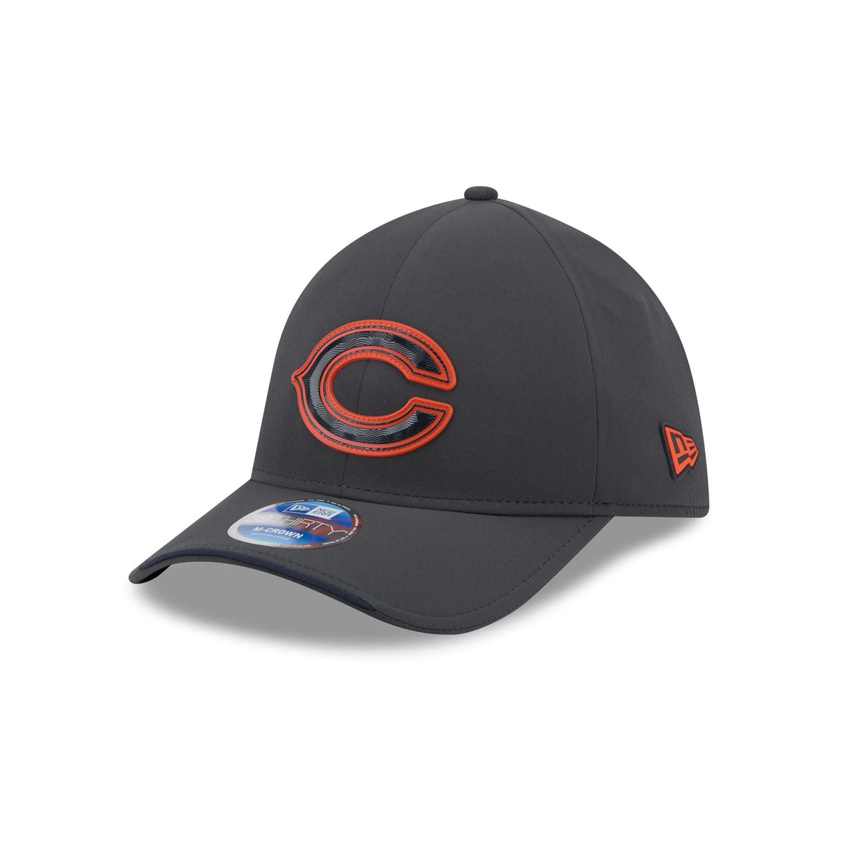 Chicago Bears 2026 Sideline Cold Weather 39THIRTY M-Crown Stretch Fit Hat