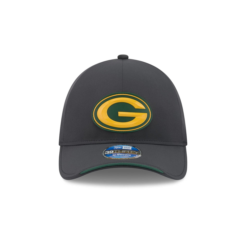 Green Bay Packers 2026 Sideline Cold Weather 39THIRTY M-Crown Stretch Fit Hat