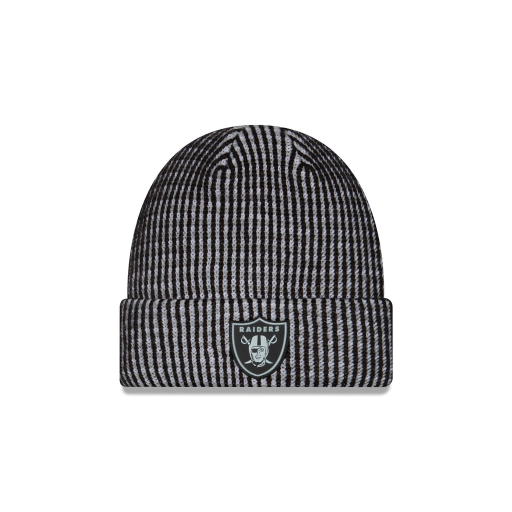 Las Vegas Raiders 2026 Sideline Cold Weather Kids Cuff Knit Hat