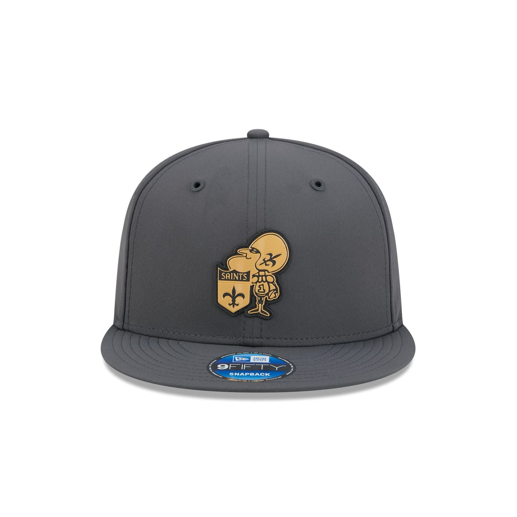 New Orleans Saints 2026 Sideline Cold Weather Historic 9FIFTY Snapback Hat