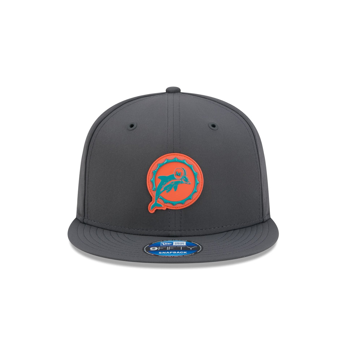 Miami Dolphins 2026 Sideline Cold Weather Historic 9FIFTY Snapback Hat