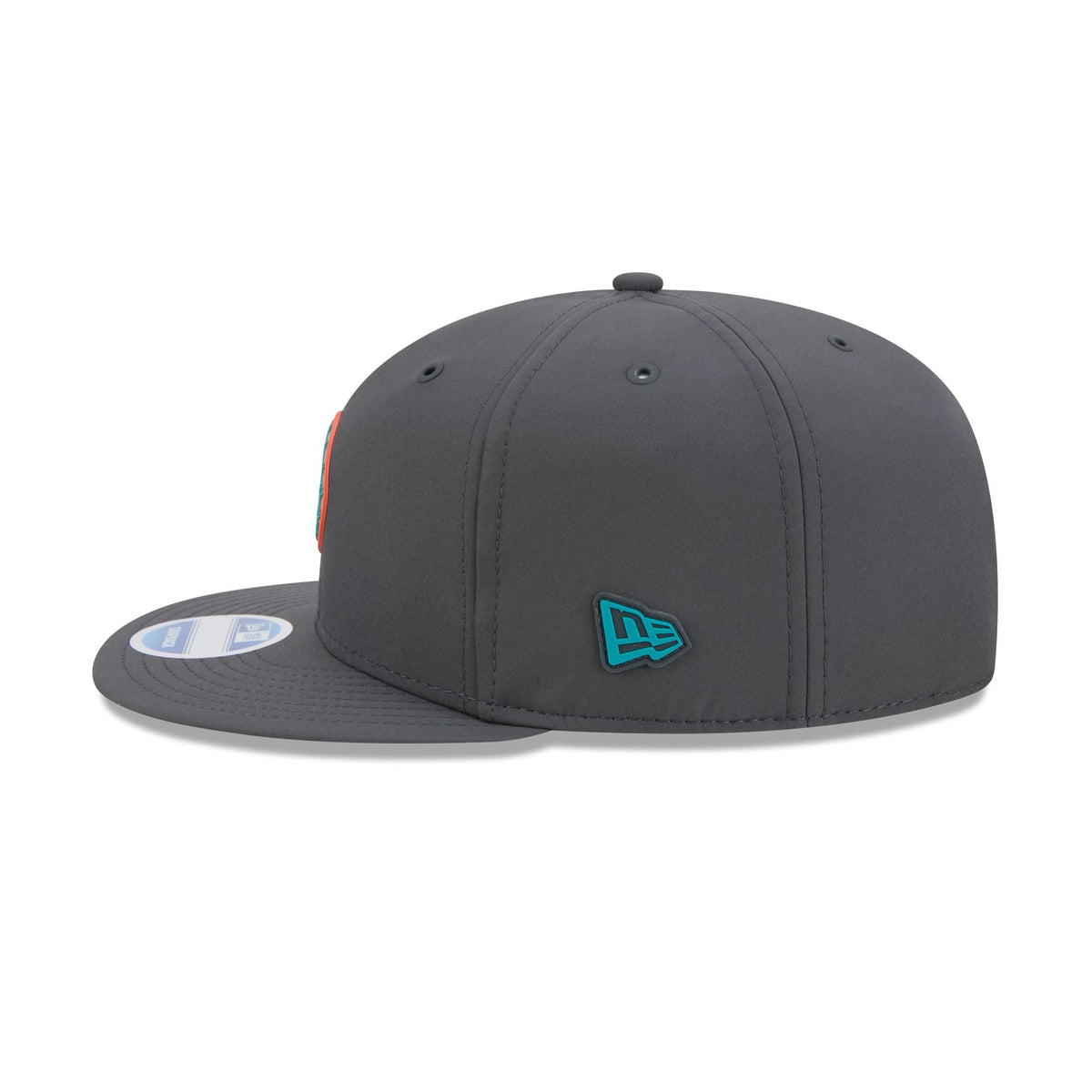 Miami Dolphins 2026 Sideline Cold Weather Historic 9FIFTY Snapback Hat