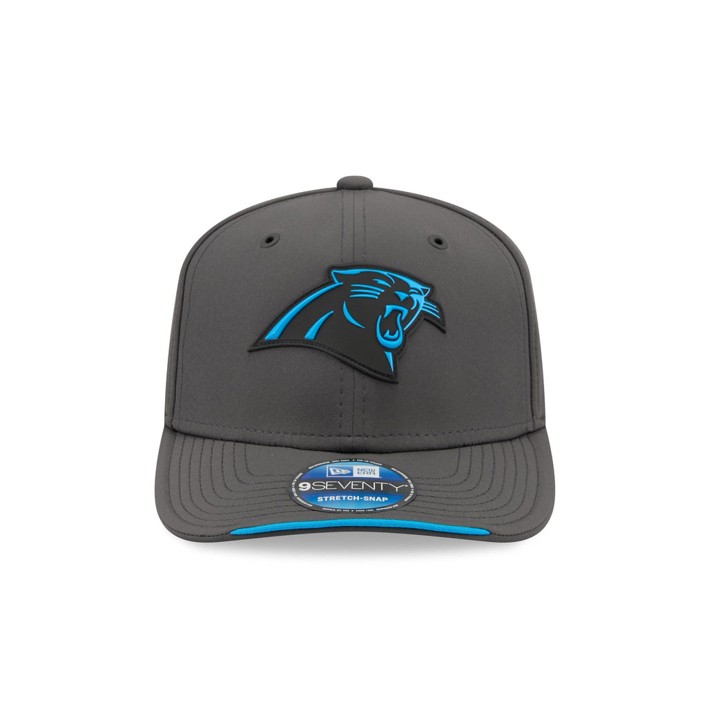 Carolina Panthers 2026 Sideline Cold Weather 9SEVENTY Stretch-Snap Hat