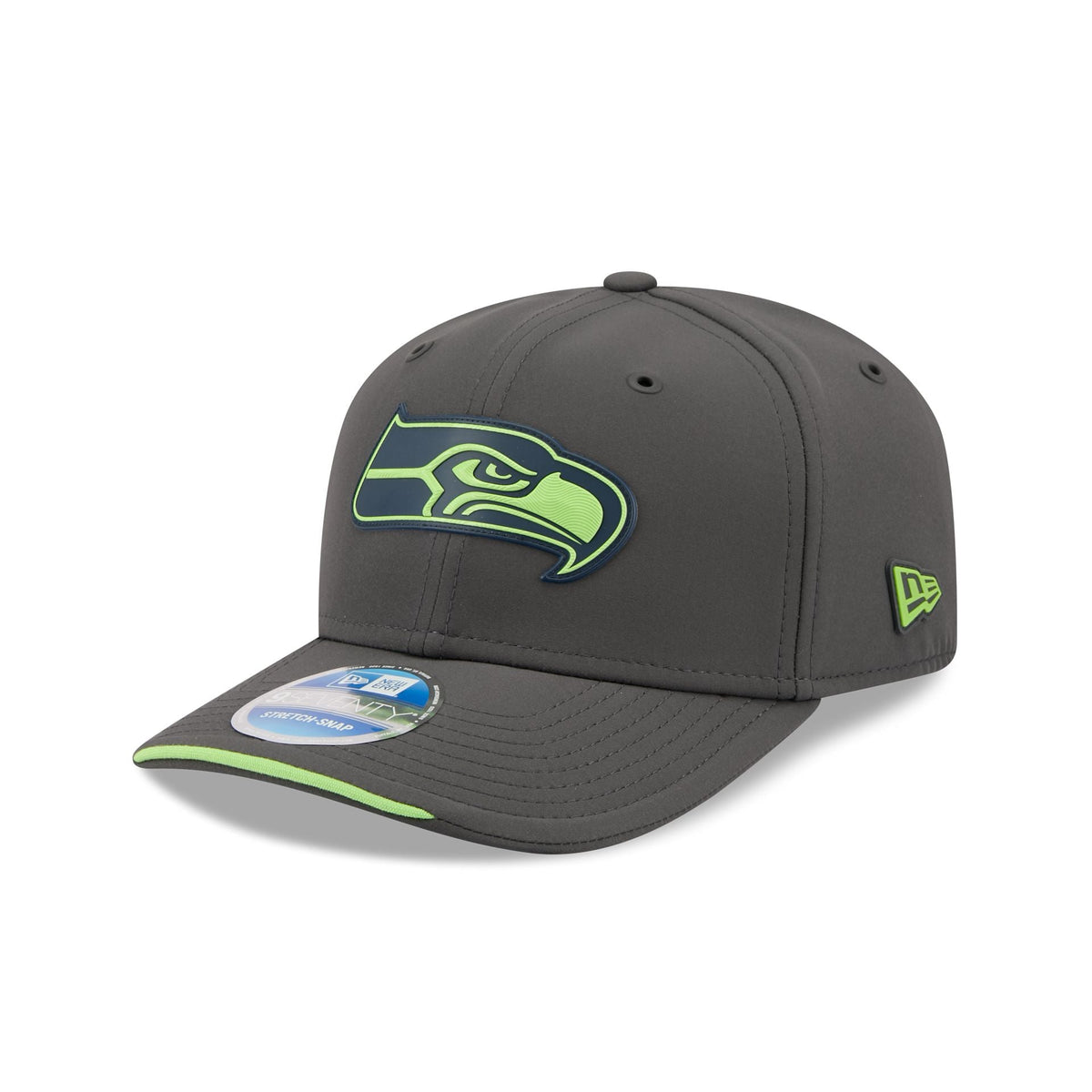 Seattle Seahawks 2026 Sideline Cold Weather 9SEVENTY Stretch-Snap Hat