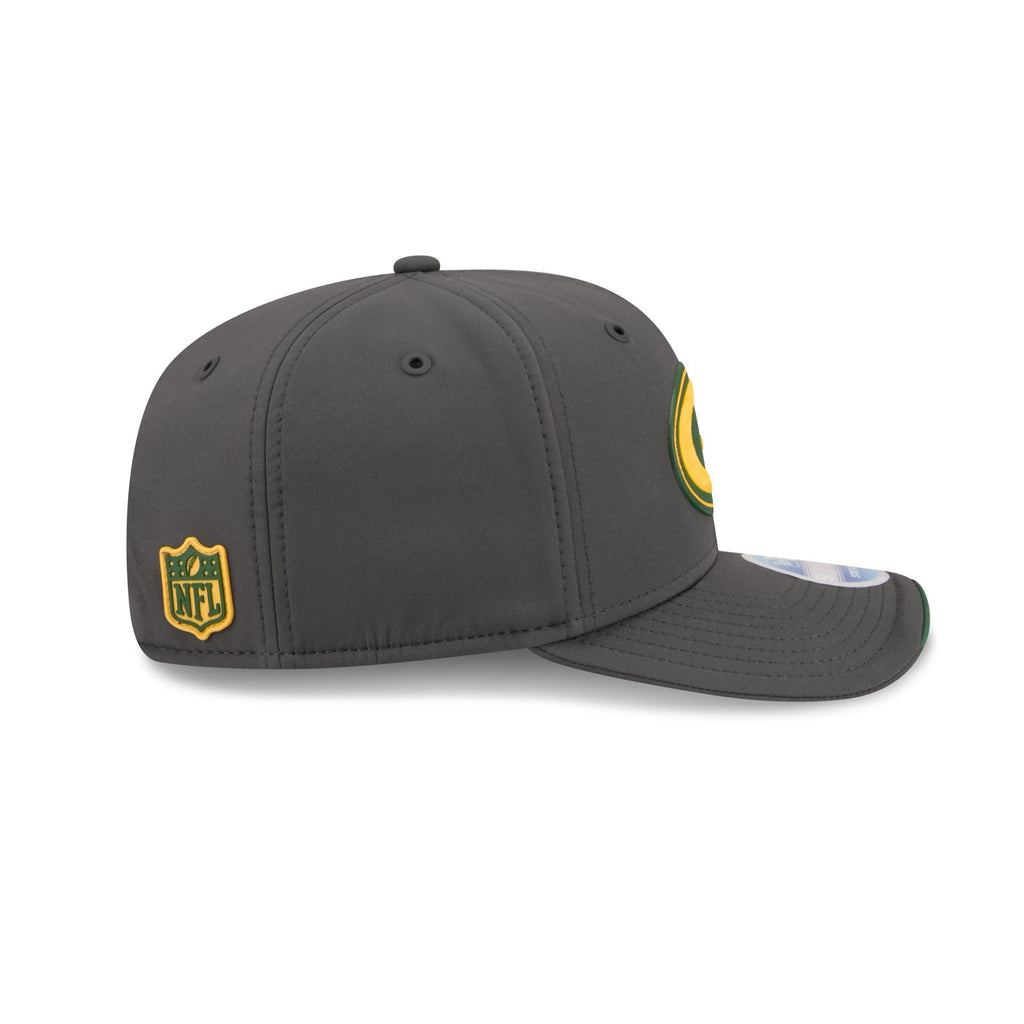Green Bay Packers 2026 Sideline Cold Weather 9SEVENTY Stretch-Snap Hat