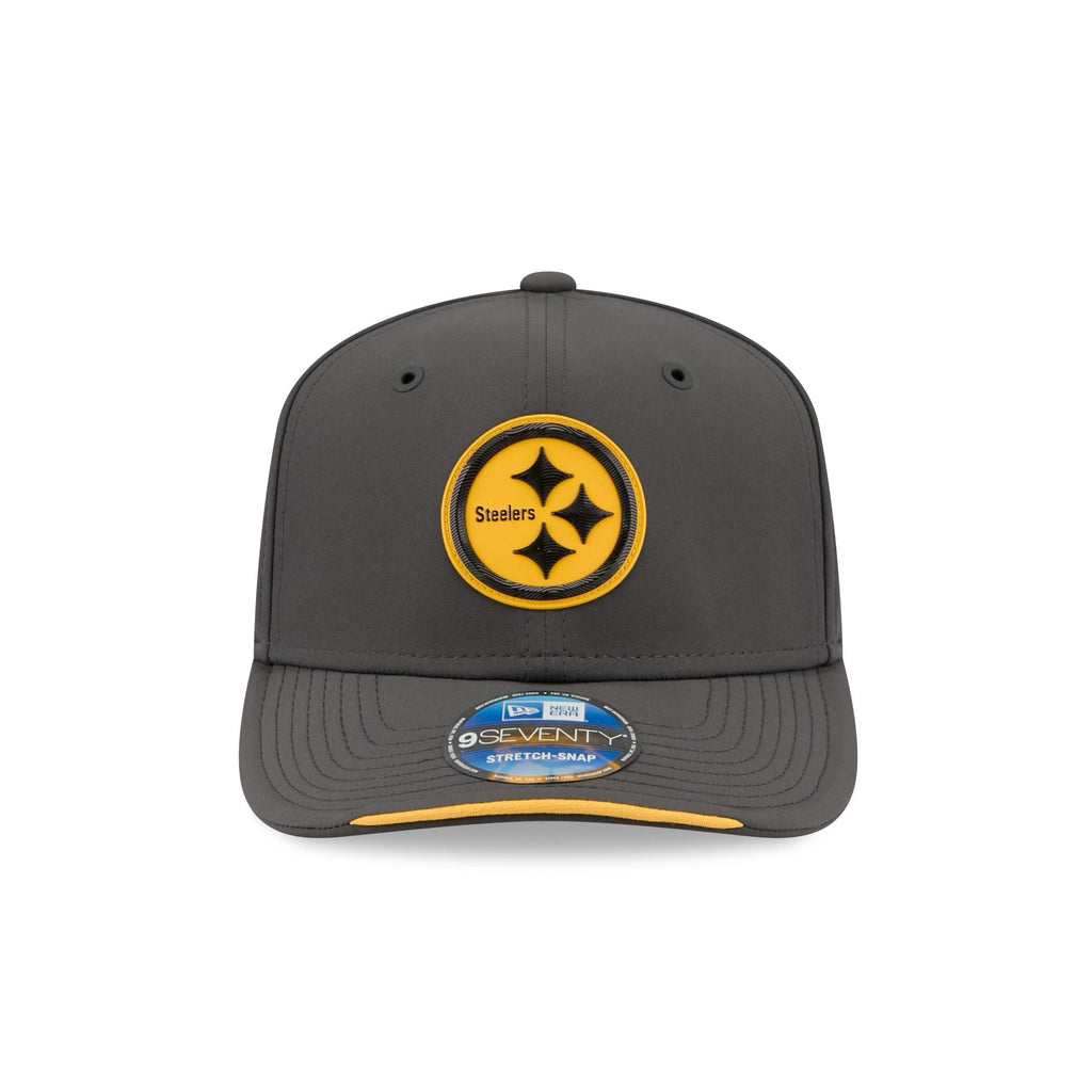 Pittsburgh Steelers 2026 Sideline Cold Weather 9SEVENTY Stretch-Snap Hat