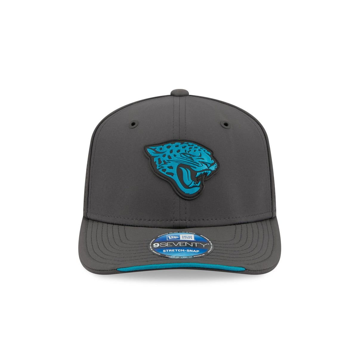 Jacksonville Jaguars 2026 Sideline Cold Weather 9SEVENTY Stretch-Snap Hat