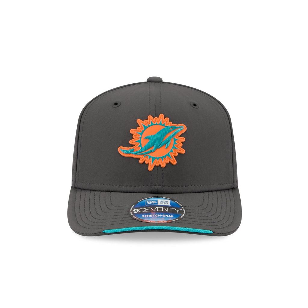 Miami Dolphins 2026 Sideline Cold Weather 9SEVENTY Stretch-Snap Hat