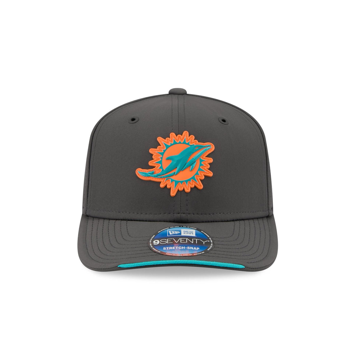 Miami Dolphins 2026 Sideline Cold Weather 9SEVENTY Stretch-Snap Hat