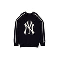 New York Yankees Contrast Sleeve Navy Sweater