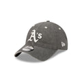 Athletics Washed Black Cotton 9TWENTY Adjustable Hat