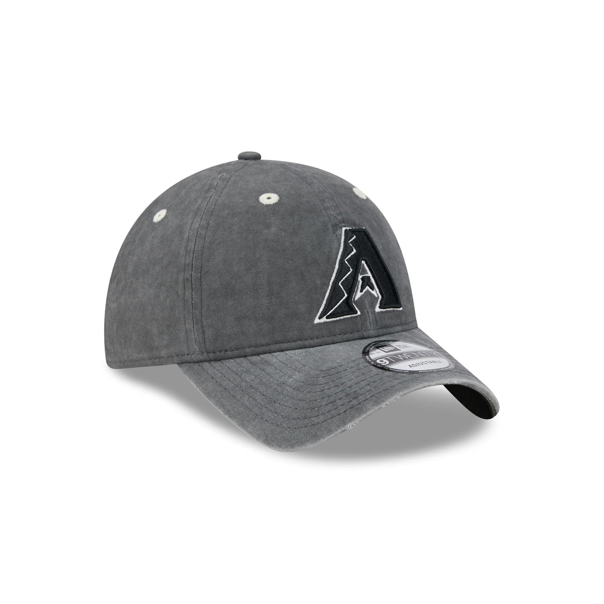 Arizona Diamondbacks Washed Black Cotton 9TWENTY Adjustable Hat