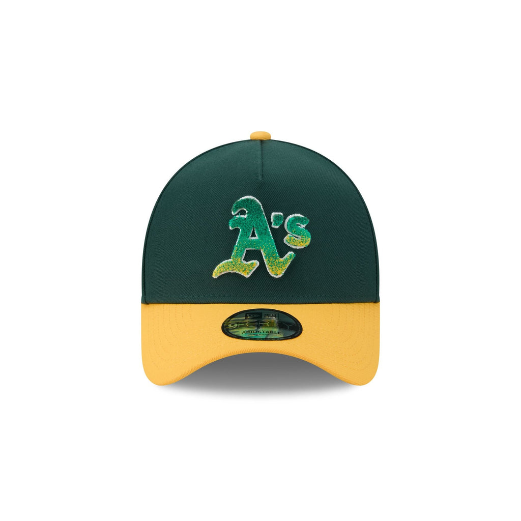 Athletics Fade Logo 9FORTY A-Frame Snapback Hat