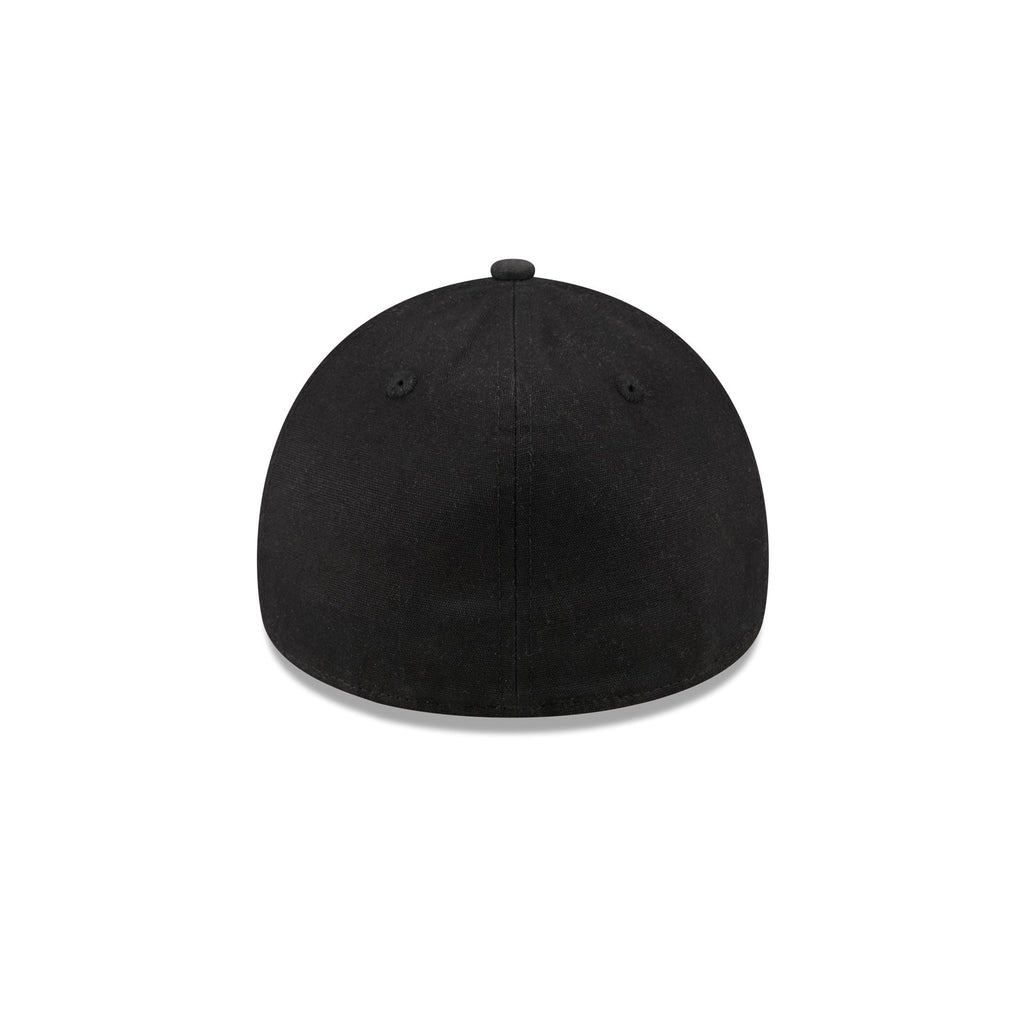 Anaheim Ducks Waxed Canvas Black 59FORTY A-Frame Fitted Hat
