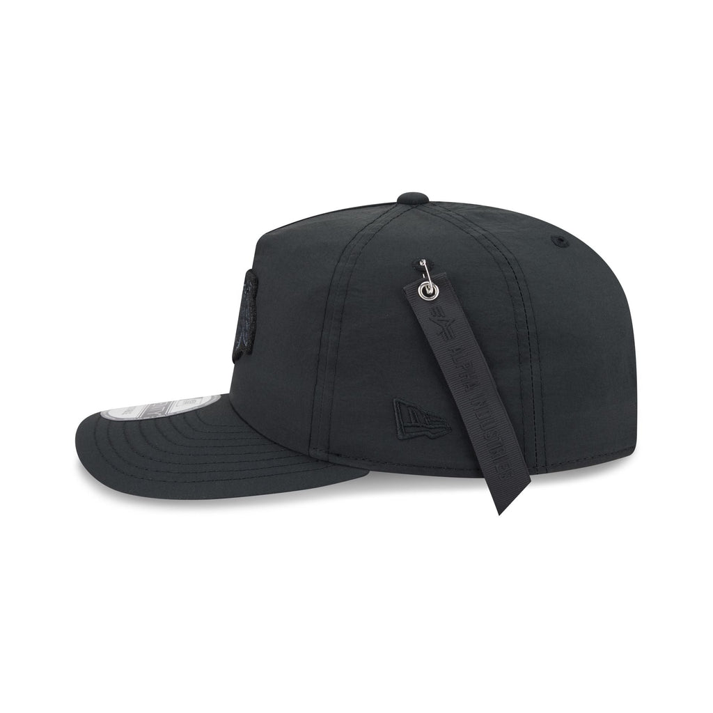 Alpha Industries x Chicago Blackhawks Black 19TWENTY Adjustable Hat