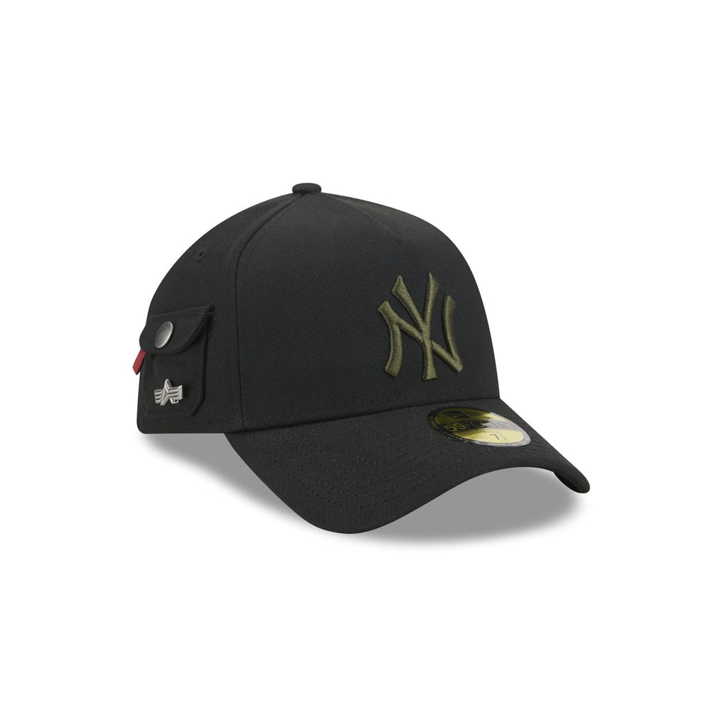 Alpha Industries x New York Yankees Black 59FORTY A-Frame Fitted Hat