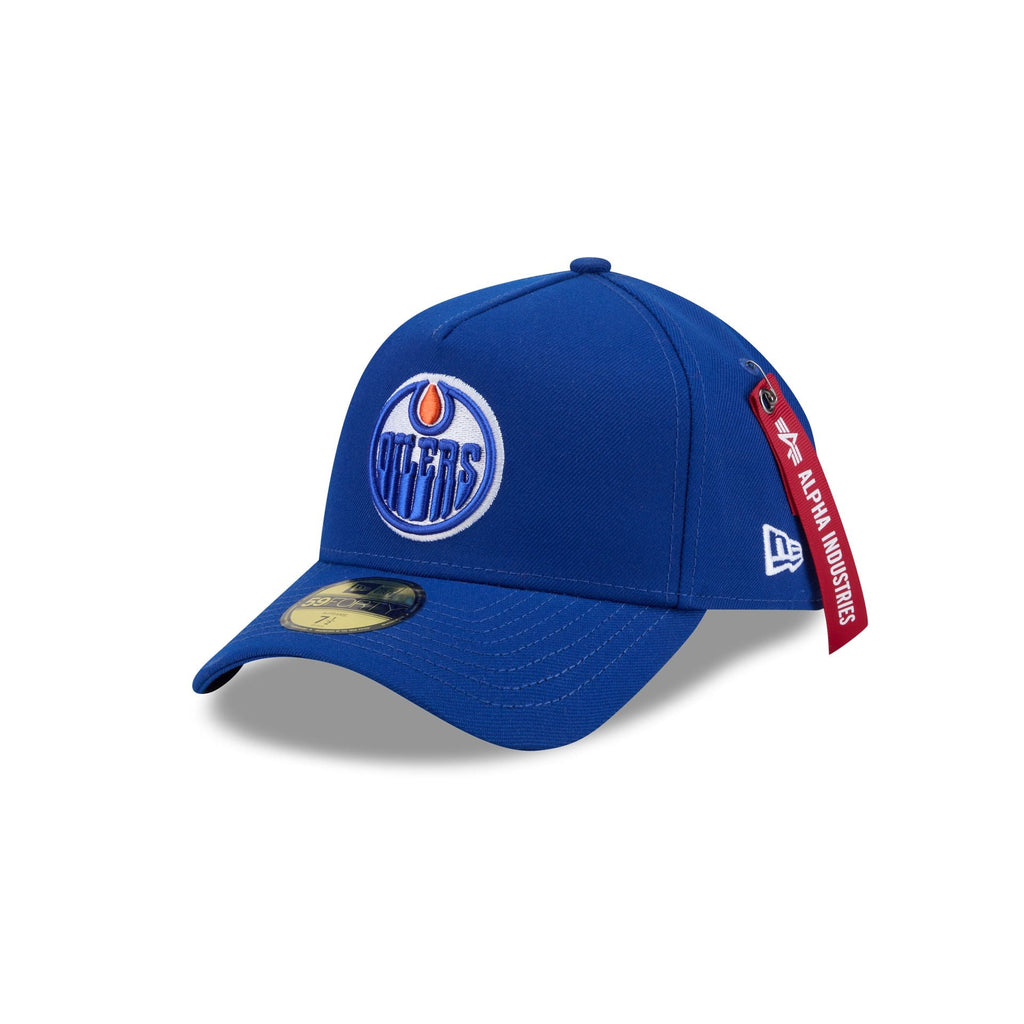 Alpha Industries x Edmonton Oilers 59FORTY A-Frame Fitted Hat