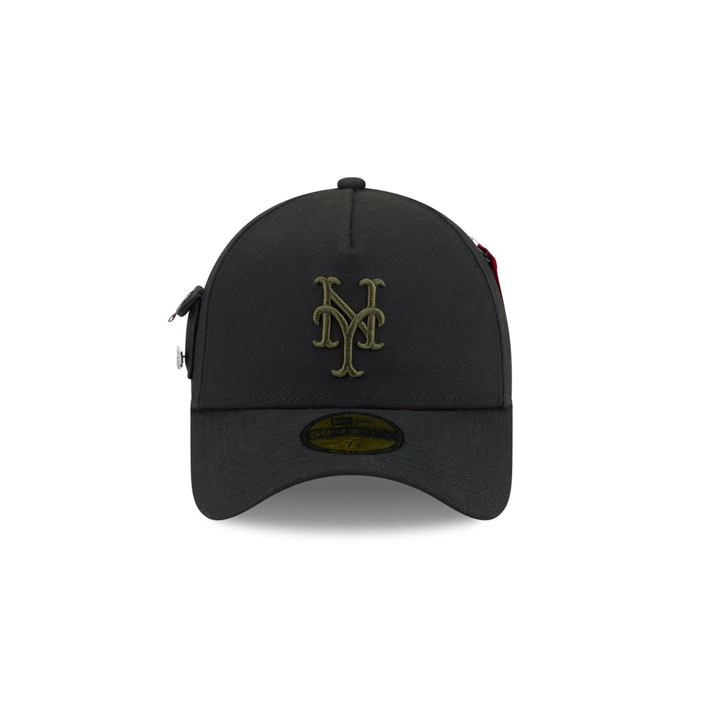 Alpha Industries x New York Mets Black 59FORTY A-Frame Fitted Hat