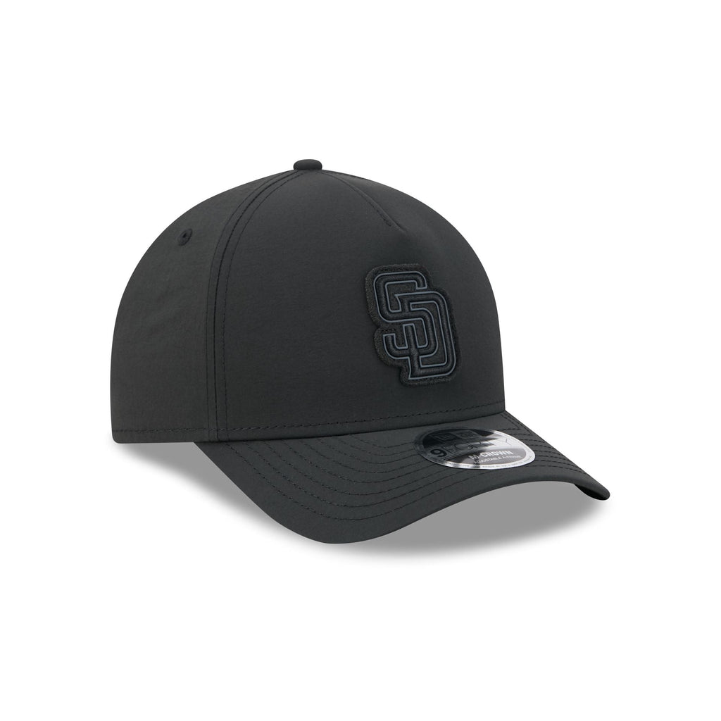 Alpha Industries x San Diego Padres Nylon Black 9FORTY M-Crown A-Frame Snapback Hat