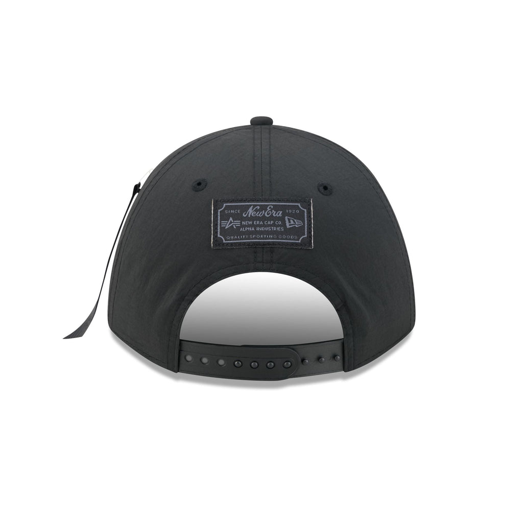 Alpha Industries x San Diego Padres Nylon Black 9FORTY M-Crown A-Frame Snapback Hat