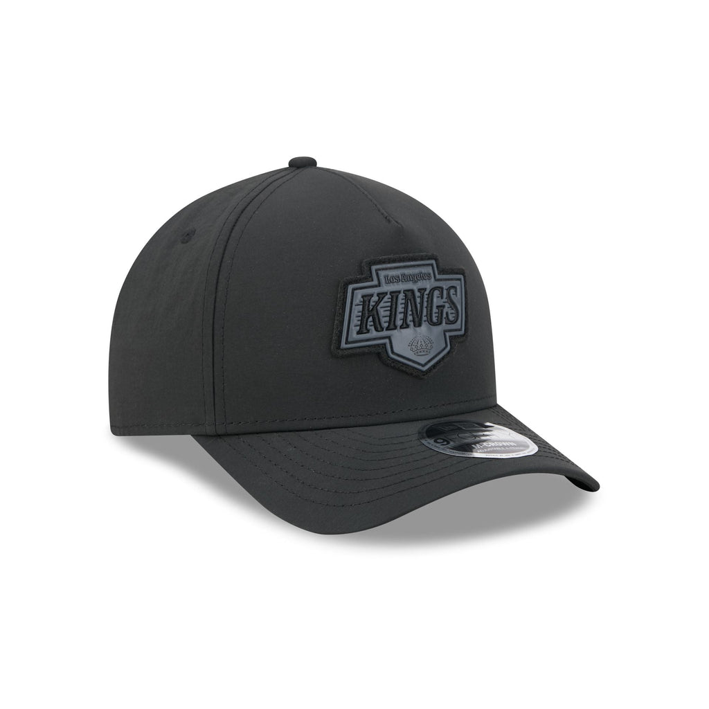 Alpha Industries x Los Angeles Kings Nylon Black 9FORTY M-Crown A-Frame Snapback Hat