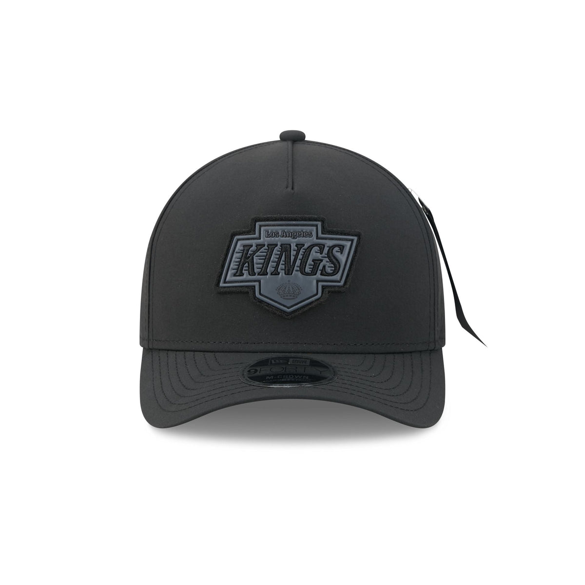 Alpha Industries x Los Angeles Kings Nylon Black 9FORTY M-Crown A-Frame Snapback Hat