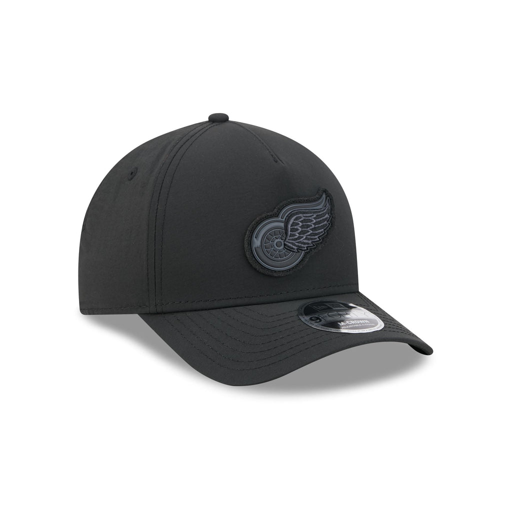 Alpha Industries x Detroit Red Wings Nylon Black 9FORTY M-Crown A-Frame Snapback Hat