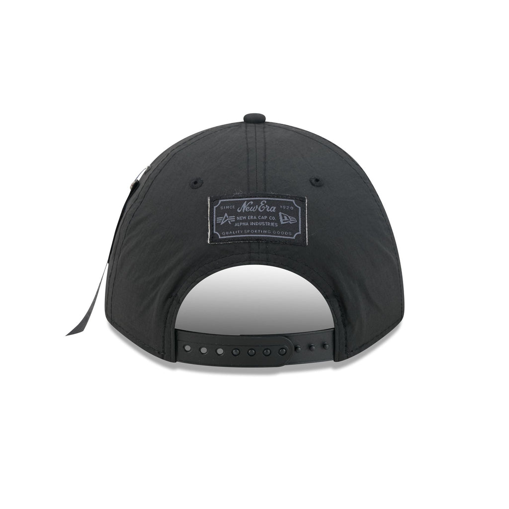 Alpha Industries x Buffalo Sabres Nylon Black 9FORTY M-Crown A-Frame Snapback Hat