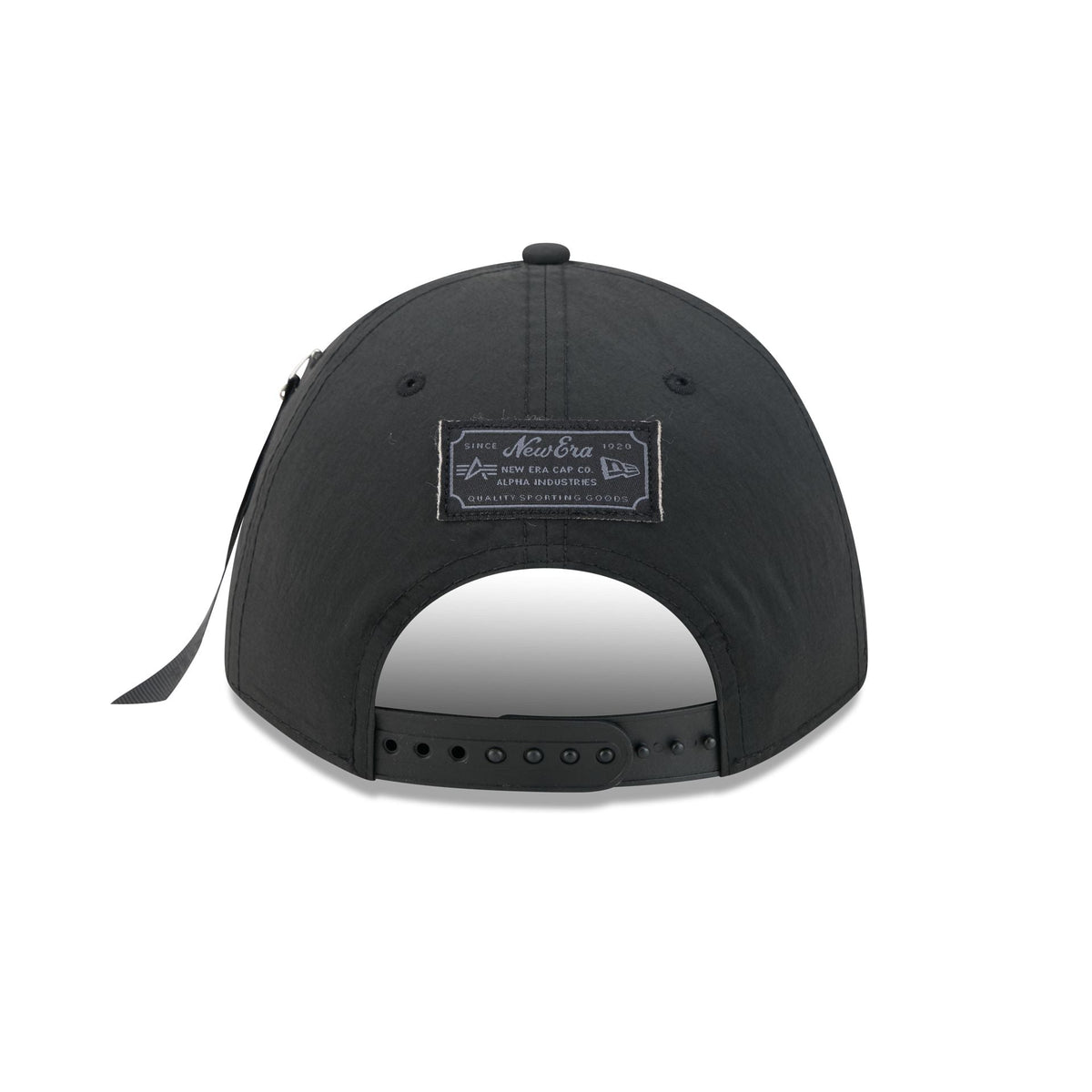 Alpha Industries x Boston Bruins Nylon Black 9FORTY M-Crown A-Frame Snapback Hat