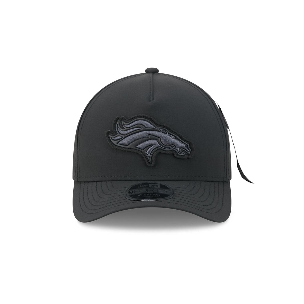 Alpha Industries x Denver Broncos Nylon Black 9FORTY M-Crown A-Frame Snapback Hat