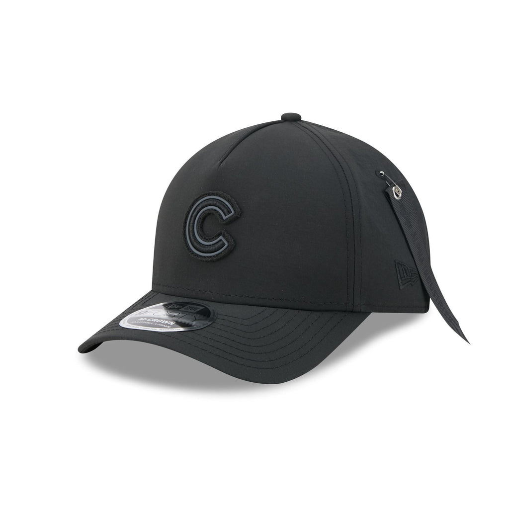 Alpha Industries x Chicago Cubs Nylon Black 9FORTY M-Crown A-Frame Snapback Hat