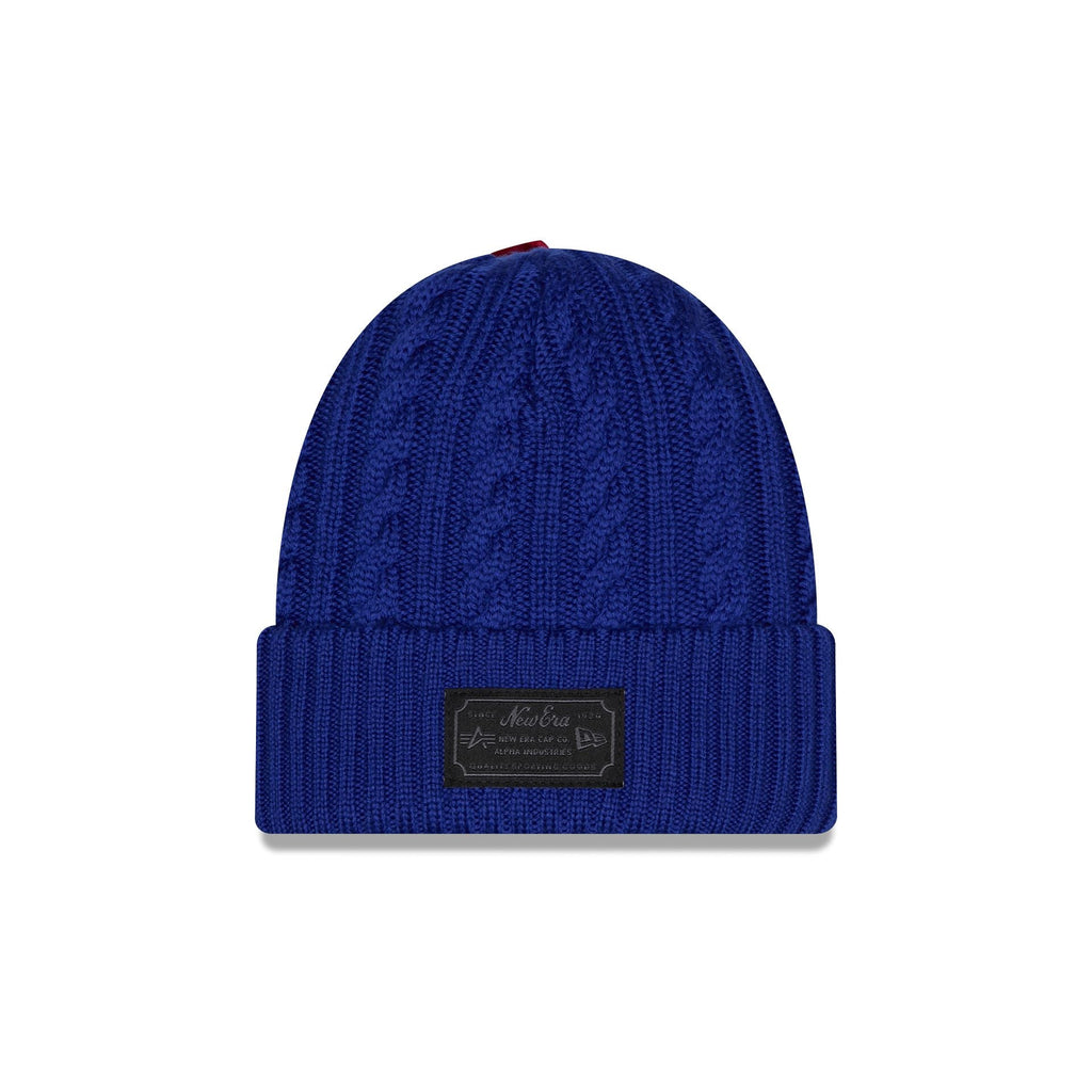 Alpha Industries x Edmonton Oilers Cable Knit Hat