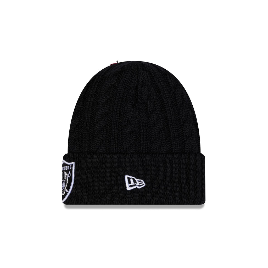 Alpha Industries x Las Vegas Raiders Cable Knit Hat