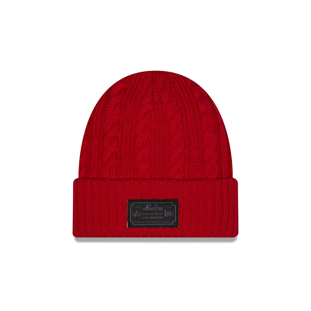Alpha Industries x Detroit Red Wings Cable Knit Hat