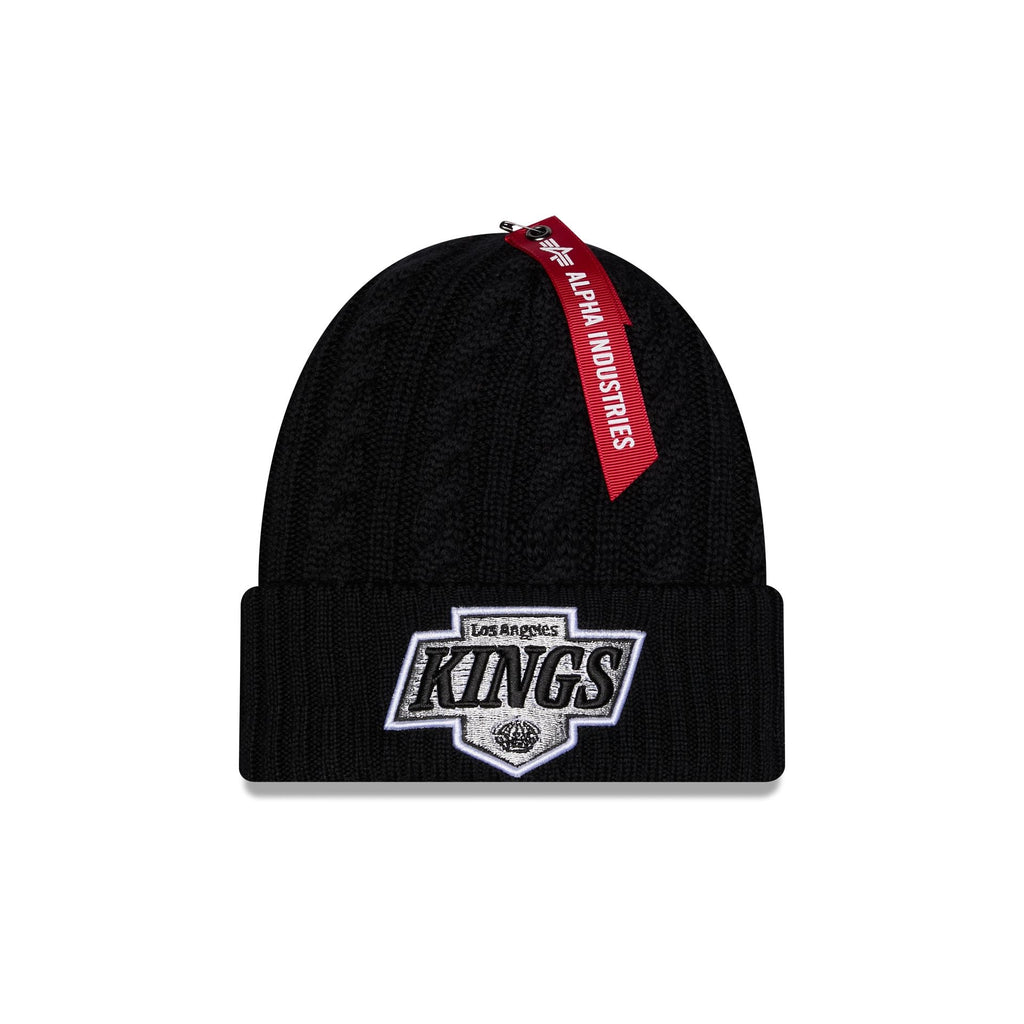 Alpha Industries x Los Angeles Kings Cable Knit Hat