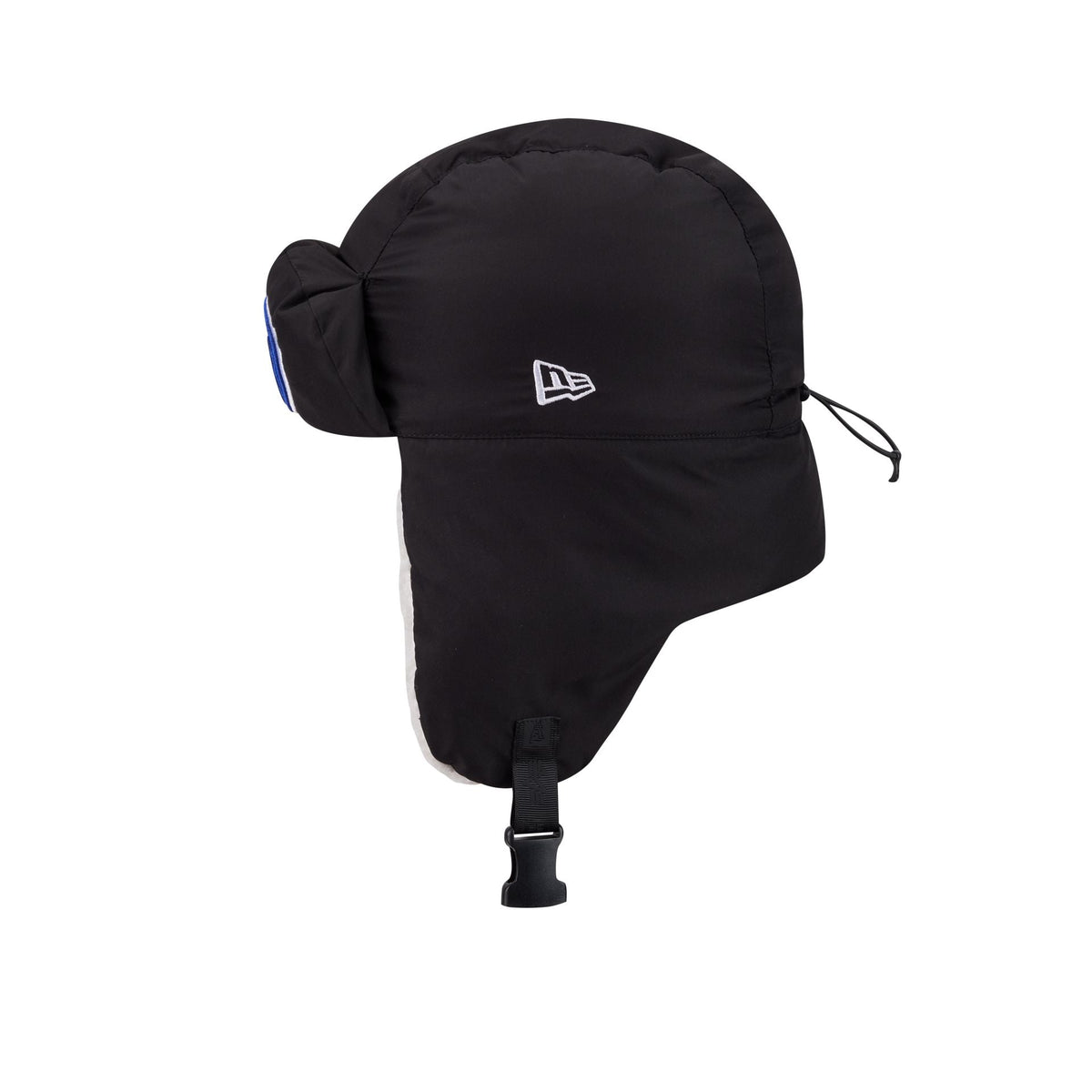 Alpha Industries x Edmonton Oilers Black Puffer Trapper Hat
