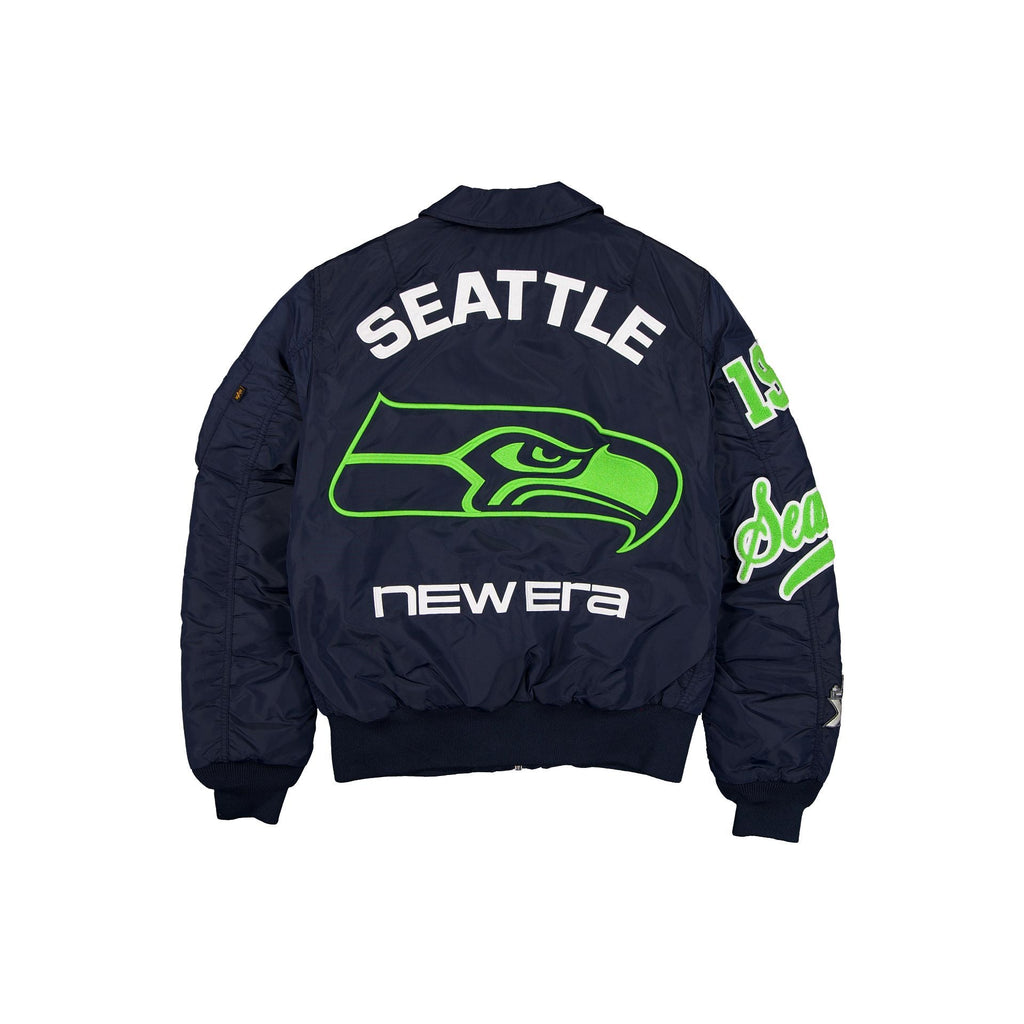 Alpha Industries x Seattle Seahawks MA-1 Flight Jacket