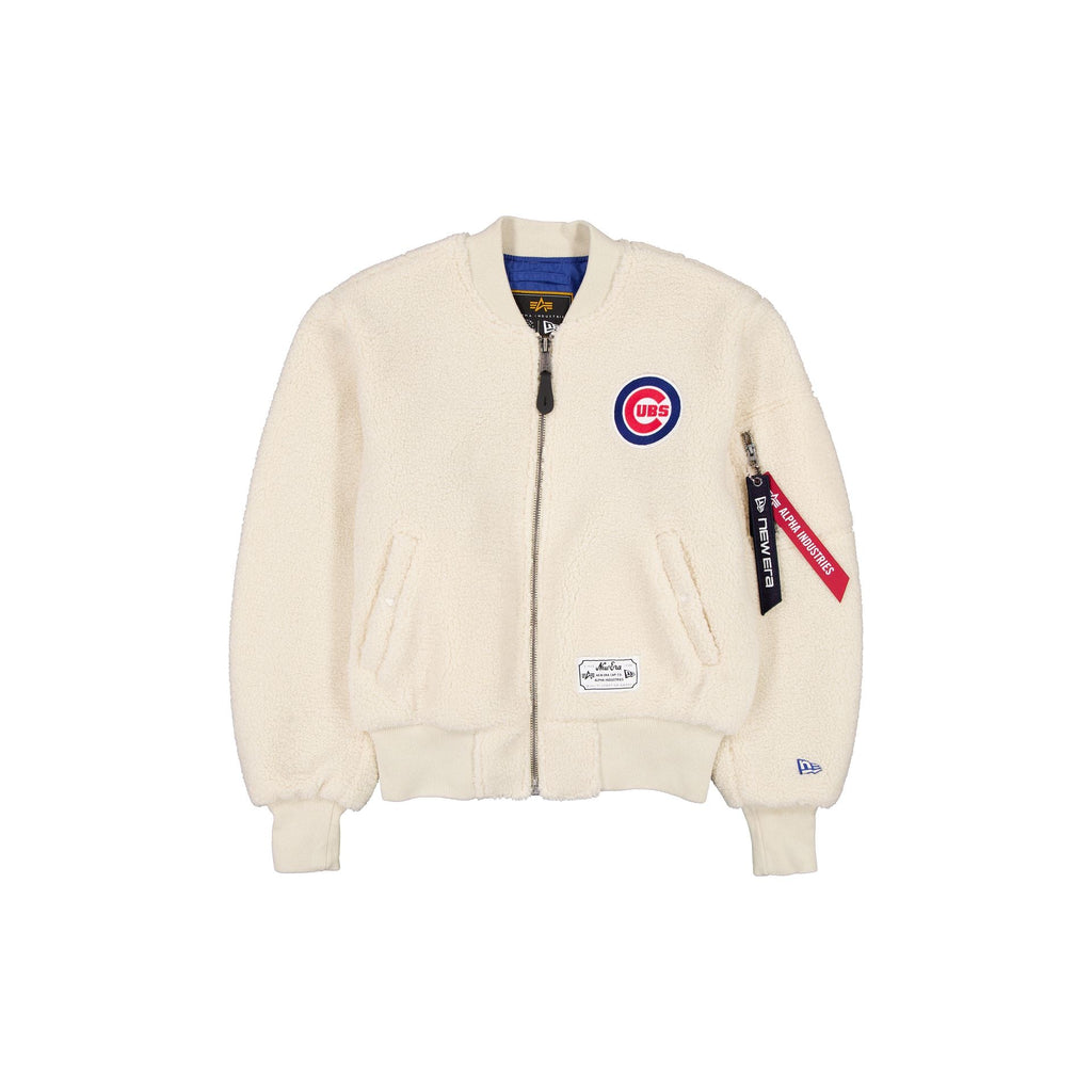 Alpha Industries x Chicago Cubs Women's Sherpa MA-1 Flight Jacket