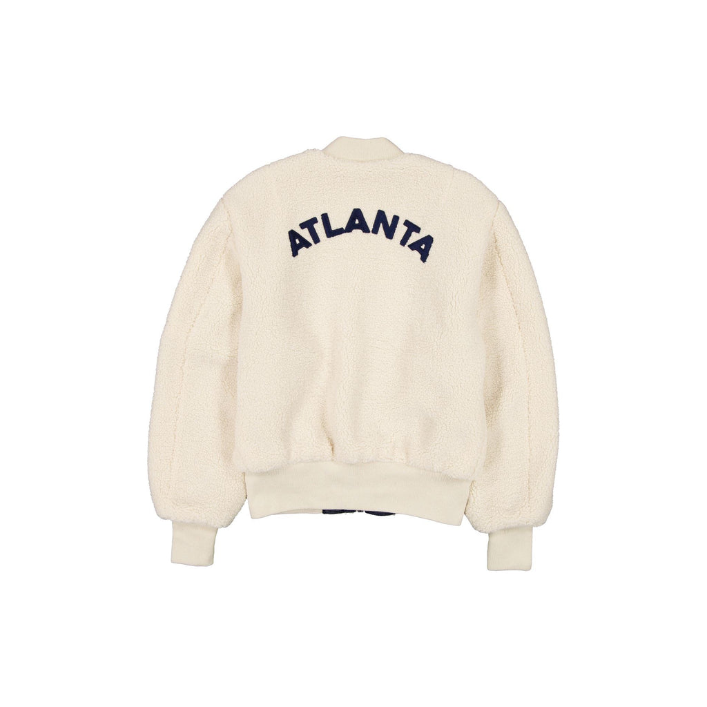 Alpha Industries x Atlanta Braves Women's Sherpa MA-1 Flight Jacket